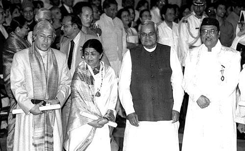 Dr. Bhupen Hazarika With Atal Bihari Vajpayee