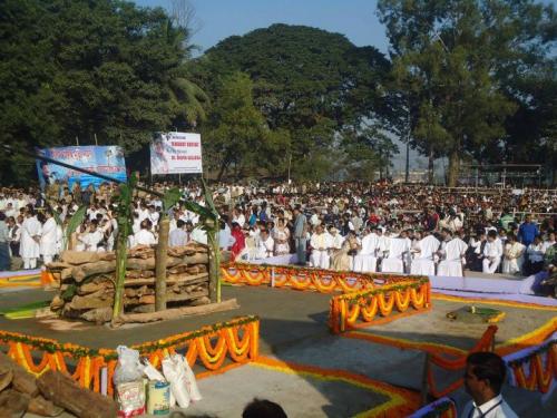 Cremation of Dr. Bhupen Hazarika