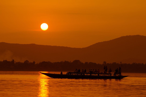 Sunset view at Sukreswar Ghat, Guwahati