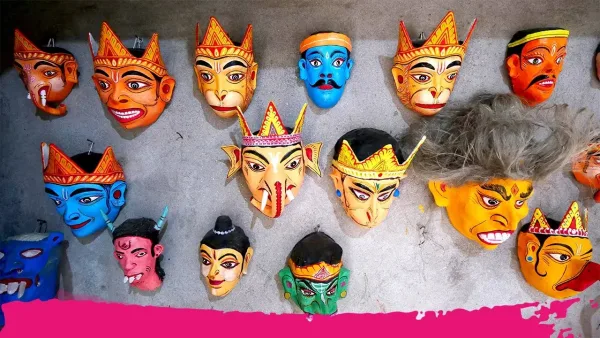 Samaguri Satra Mask Making Tradition