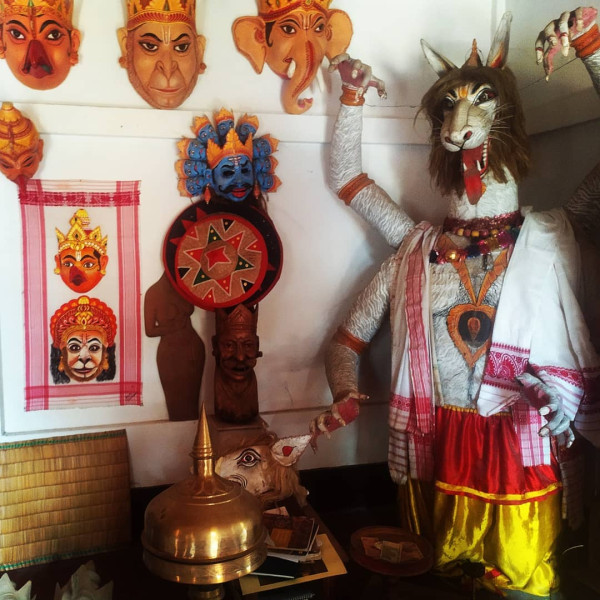 Mukha Mask Making, Majuli