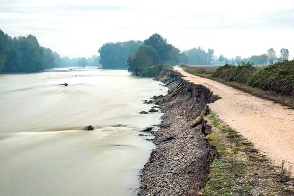 Soil erosion in Assam