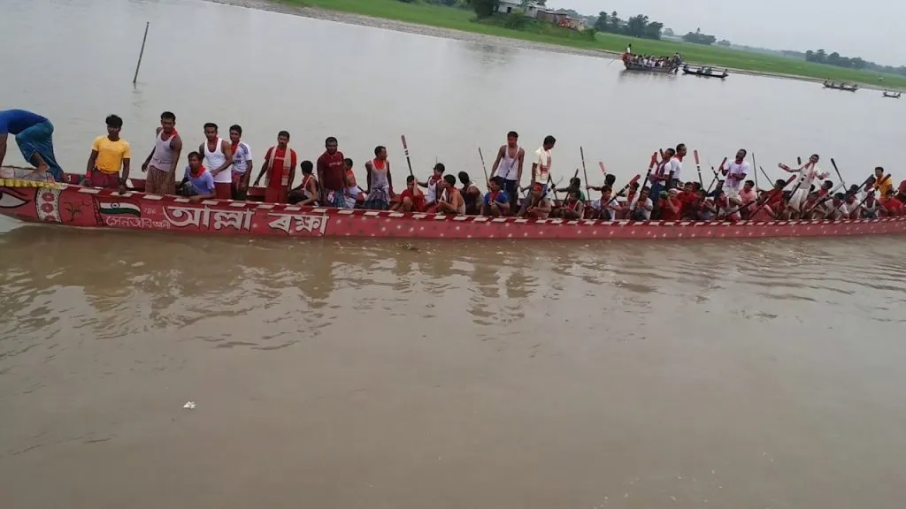 Traditional Assmaese Nao Khel (Boat Race)