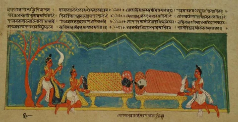 Assamese manuscript painting