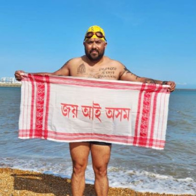 Elvis Ali Hazarika Biography - Assam's Record-breaking Swimmer And Channel Swimming Champion — famous personality from Assam