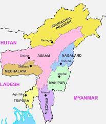 When And How Were The Seven Sister (saat Bhoni) States Of Northeast India Separated From Assam? — Assam general knowledge article