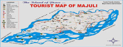 Majuli district map