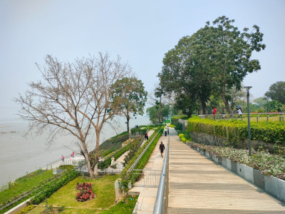 Brahmaputra Riverfront Park Uzan Bazar Photo