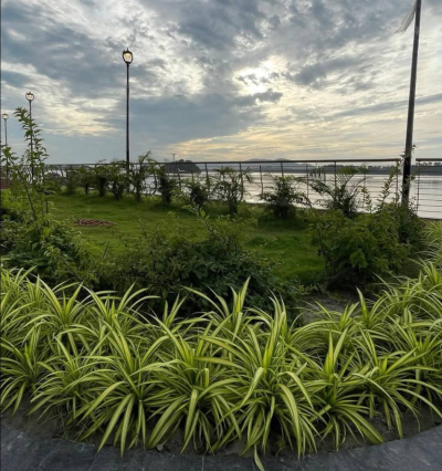 Brahmaputra Riverfront Park Uzan Bazar Photo