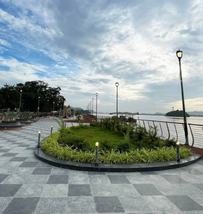 Brahmaputra Riverfront Park Uzan Bazar Photo