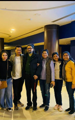 Zubeen Garg with sister Palmee Borthakur