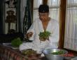 Dr. Bhupen Hazarika in his kitchen Dr. Bhupen Hazarika in his kitchen
