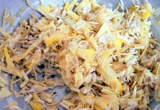 Koldil Paro Manghor Jalukia Or Pigeon Meat With Banana Flower recipe