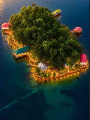 Pushringdi Island Resort And House Boat, Dima Hasao - Floating Island Getaway In Assam — tourist place in Assam