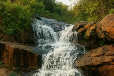 Bonda Waterfall tourist place in Assam